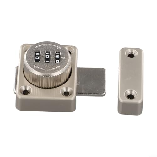 Eawfgtuw Schiebeschloss für Tore, Schuppen und Garagentore, robust, mit manipulationssicheren Schrauben, silberfarben Eawfgtuw Schiebeschloss für Tore, Schuppen und Garagentore, robust, mit manipulationssicheren Schrauben, silberfarben von Eawfgtuw