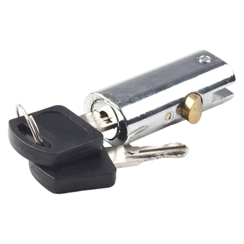 Eawfgtuw Schiebetür- und Schrankschloss mit 2 Schlüsseln, Zinklegierung und Kupfer-Sicherheits-Hardware für Bürotisch, Schrank, Vitrine, Möbel und Briefkastenanwendungen, von Eawfgtuw