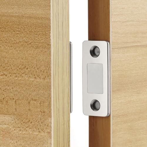 Eawfgtuw Schranktürmagnete, unsichtbarer Magnetverschluss für ultradünne Löcher, starker Magnetverschluss für Kleiderschrank, Türen, Schubladen, Schränke, Kommoden, einfache Installation, Metall Eawfgtuw Schranktürmagnete, unsichtbarer Magnetverschluss für ultradünne Löcher, starker Magnetverschluss für Kleiderschrank, Türen, Schubladen, Schränke, Kommoden, einfache Installation, Metall von Eawfgtuw