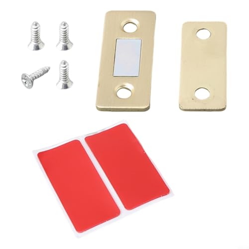 Eawfgtuw Schranktürmagnete, unsichtbarer Magnetverschluss für ultradünne Löcher, starker Magnetverschluss für Kleiderschrank, Türen, Schubladen, Schränke, Kommoden, einfache Installation, Metall (Gold Eawfgtuw Schranktürmagnete, unsichtbarer Magnetverschluss für ultradünne Löcher, starker Magnetverschluss für Kleiderschrank, Türen, Schubladen, Schränke, Kommoden, einfache Installation, Metall (Gold von Eawfgtuw