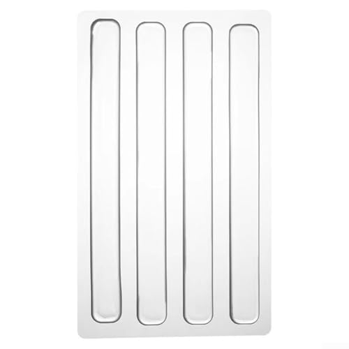 Eawfgtuw Selbstklebender Silikon-Türstopper, transparenter Wandschutz, Mehrzweck-Puffer-Pad, Möbel, Glas, Schreibtischschutz (150 x 15 x 2 mm, 4 Stück) von Eawfgtuw
