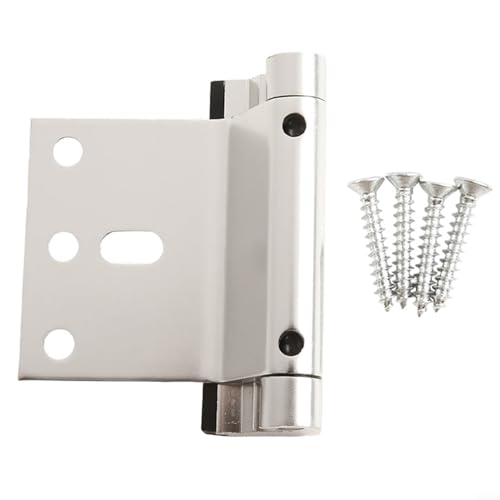 Eawfgtuw Sicherheitstürschloss mit Edelstahlschrauben, drehbare Türschnalle, Heimsicherheitsschutz, für private Räume im Haus (Silber) von Eawfgtuw