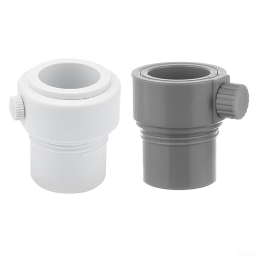 Eawfgtuw Stabilisierender Pool-Regenschirmstangenadapter passend für 1 x 12,7 cm und 1 x 88,9 cm Stangen, hochwertiges ABS-Material entwickelt, um rauem Wetter standzuhalten für eine reibungslose von Eawfgtuw