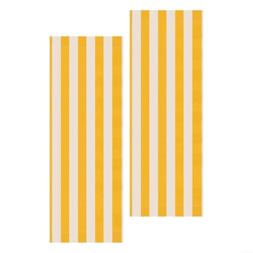 Eawfgtuw Strandkorb-Ersatzstoff aus Polyester, perfekte Passform für verschiedene Liegen, leichtes, leicht zu reinigendes Polyester-Material (2 Stück) von Eawfgtuw