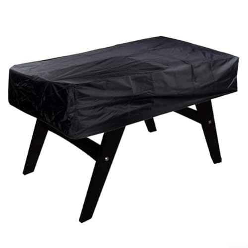 Eawfgtuw Tischfußball-Tischabdeckung, wasserdicht, 160 x 115 x 50 cm, Oxford-Gewebe mit verstellbaren Schnallen, Lüftungsschlitz-Design, vollständige Abdeckung von Eawfgtuw