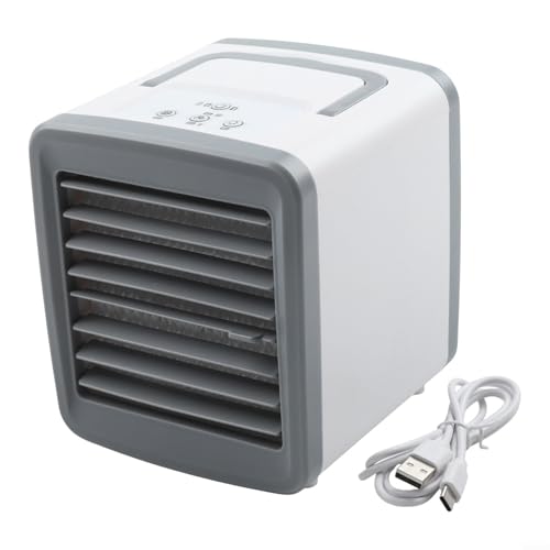 Eawfgtuw Tragbare Klimaanlage, persönlicher Kühlventilator, 3 in 1 Verdunstung mit großem Wassertank, leiser Mini-Conditioner, Schreibtischkühlventilator für Zuhause Eawfgtuw Tragbare Klimaanlage, persönlicher Kühlventilator, 3 in 1 Verdunstung mit großem Wassertank, leiser Mini-Conditioner, Schreibtischkühlventilator für Zuhause von Eawfgtuw
