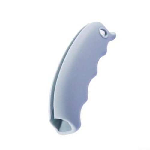 Eawfgtuw Tragbare Silikon-Einkaufstaschen-Griff mit Fingerrillen für bequemes Tragen, arbeitssparende Einkaufstasche, kompakt (blau) von Eawfgtuw