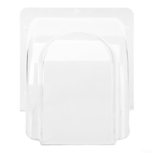 Eawfgtuw Transparente Kunststoff-Türklingel-Regenschutz, wasserdichtes Gehäuse für Zugangskontrollsystem, Fingerabdruck-Gerät und Tastatur, Größe 140 x 125 x 83 mm von Eawfgtuw