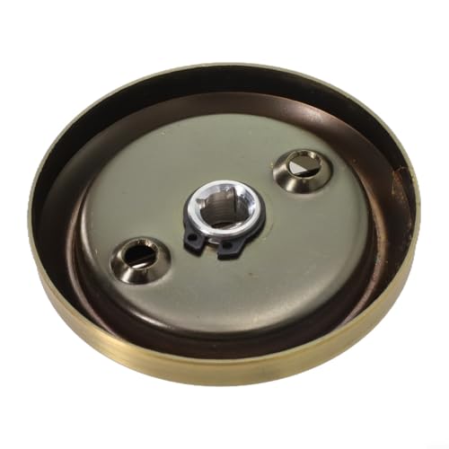 Eawfgtuw Türgriff aus 304 Edelstahl, 75 mm, runder Zug für feuerfeste Türen, Kleiderschrank, Schublade, Schrank, Schrank (Gelbbronze) von Eawfgtuw