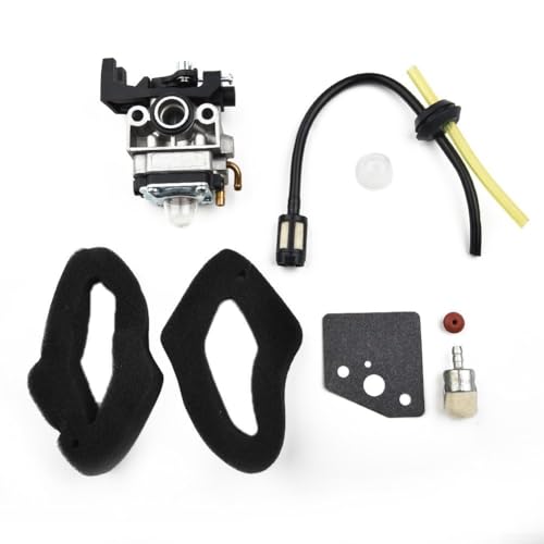 Eawfgtuw Vergaser Luftfilter Kit Kompatibel mit GX25 GX35 Motor UMK425 ULT425 UMS425 HHB25 Trimmer Ersatzteile Set mit Kraftstoffleitungsfilter Tank Tülle Glühbirne Eawfgtuw Vergaser Luftfilter Kit Kompatibel mit GX25 GX35 Motor UMK425 ULT425 UMS425 HHB25 Trimmer Ersatzteile Set mit Kraftstoffleitungsfilter Tank Tülle Glühbirne von Eawfgtuw