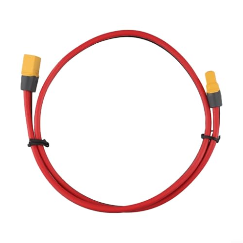 Eawfgtuw Verlängerungskabel für XT60 auf XT60-Stecker, Powerstation, Solarmodul-Verlängerungskabel für RC-Batterie (0,61 m) von Eawfgtuw