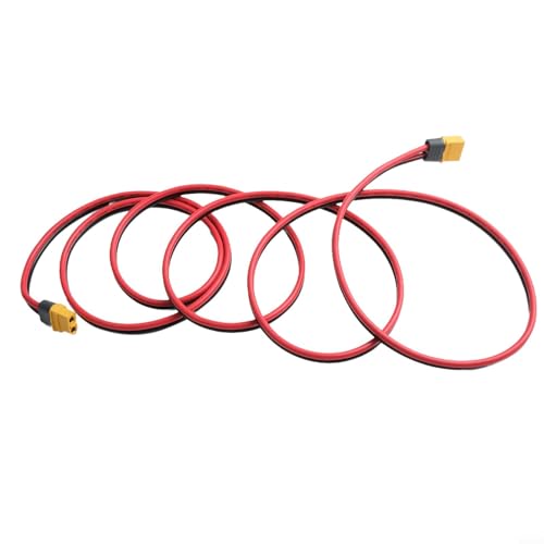 Eawfgtuw Verlängerungskabel für XT60 auf XT60-Stecker, Powerstation, Solarmodul-Verlängerungskabel für RC-Batterie (1,83 m) von Eawfgtuw
