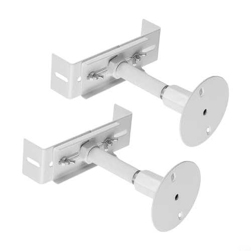 Eawfgtuw Verstellbare Aluminium-Bodenhalterungen für Heizkörper, Gusseisen, höhenverstellbar, 11–36 cm, Weiß (verstellbar 13–18 cm), 2 Stück von Eawfgtuw