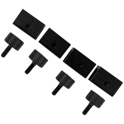 Eawfgtuw Verstellbare Bettklammern aus Aluminium, Heizbettklemmen für 3 Zubehörteile und CR10-Plattformteile, Glas, 4 Stück Eawfgtuw Verstellbare Bettklammern aus Aluminium, Heizbettklemmen für 3 Zubehörteile und CR10-Plattformteile, Glas, 4 Stück von Eawfgtuw