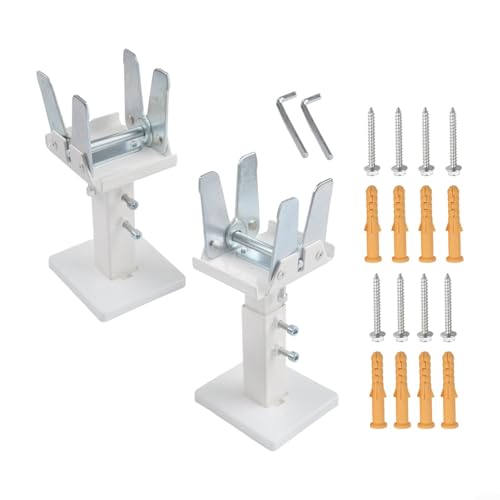 Eawfgtuw Verstellbare Heizkörper-Bodenhalterung, Stahlkonstruktion, verbesserte Höhe 14–21 cm, Spreizdübel, inkl. 8 Schrauben, 2 Sechskantschlüssel Eawfgtuw Verstellbare Heizkörper-Bodenhalterung, Stahlkonstruktion, verbesserte Höhe 14–21 cm, Spreizdübel, inkl. 8 Schrauben, 2 Sechskantschlüssel von Eawfgtuw