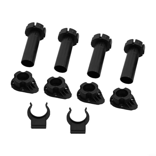 Eawfgtuw Verstellbare Möbelfüße aus ABS-Kunststoff, für Schrank, Tisch, Sofa, Tische, 80 mm, 100 mm, 120 mm Höhe, rutschfeste Ersatzstütze für 10 cm, 4 Stück Eawfgtuw Verstellbare Möbelfüße aus ABS-Kunststoff, für Schrank, Tisch, Sofa, Tische, 80 mm, 100 mm, 120 mm Höhe, rutschfeste Ersatzstütze für 10 cm, 4 Stück von Eawfgtuw