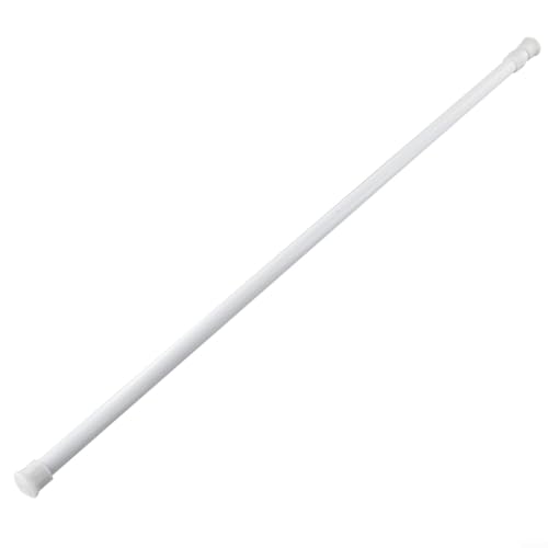 Eawfgtuw Verstellbare Teleskopstange mit Feder, werkzeuglose Installation, Metall, Teleskopstange, Badezimmer, Küche, Kleiderschrank, Aufbewahrungsstange (60–110 cm) von Eawfgtuw