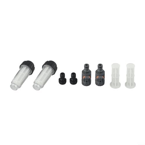 Eawfgtuw Wasserfilter-Paar, perfekt geeignet für Wohnmobile, Wohnmobile, Gärten, Sieb mit Regulierventil und Schnelladapter, Wasserfilter Camping für Wohnwagen, Wohnmobil Eawfgtuw Wasserfilter-Paar, perfekt geeignet für Wohnmobile, Wohnmobile, Gärten, Sieb mit Regulierventil und Schnelladapter, Wasserfilter Camping für Wohnwagen, Wohnmobil von Eawfgtuw