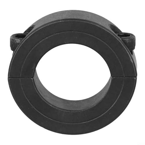 Eawfgtuw Zweiteiliger Klemmbund – schwarzer Stahl geteilter Haltering 10 mm - 40 mm Innendurchmesser Schaftmontage Industrie (32 mm) von Eawfgtuw
