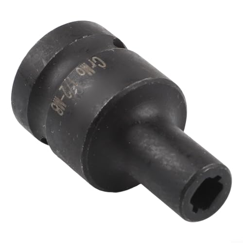 Eawfgtuw für Vierkant-Gewindebohrer, 1/2-Zoll-Antrieb für M6-M24-Gewindebohrer, Chrom-Vanadium-Stahl, Steckschlüssel-Adapter für Ratsche oder Elektroschlüssel, Schwarzphosphat (M8) von Eawfgtuw