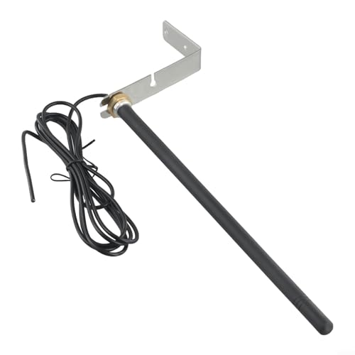 Eawfgtuw z Extended Long Range 433MHz Empfänger Kompatibel mit GTO Mighty Mule Tor-Türöffner, wetterfeste externe Fernbedienung Extender mit Wandhalterung und 2 m Kabel für verbessertes Signal von Eawfgtuw