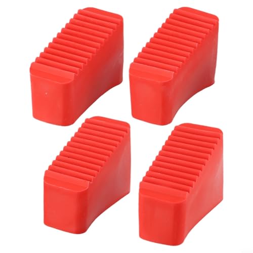 Eawfgtuw z Gummi-Leiterfußabdeckungen, 50 x 20 mm, rutschfeste Ersatz-Pads für Teleskop- und Ausziehleitern, Bodenschoner für Fliesen, Holz und Teppich, Rot, 4 Stück Eawfgtuw z Gummi-Leiterfußabdeckungen, 50 x 20 mm, rutschfeste Ersatz-Pads für Teleskop- und Ausziehleitern, Bodenschoner für Fliesen, Holz und Teppich, Rot, 4 Stück von Eawfgtuw