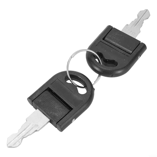 Eawfgtuw z Möbelschloss für Schreibtische, Schubladen und Schränke, 16 mm, 19 mm, Zinklegierung, Sicherheits-Hardware mit 2 Schlüsseln, für Büro, Zuhause, Aktenständer und Schiebetüren, Schwarz, 16 mm von Eawfgtuw