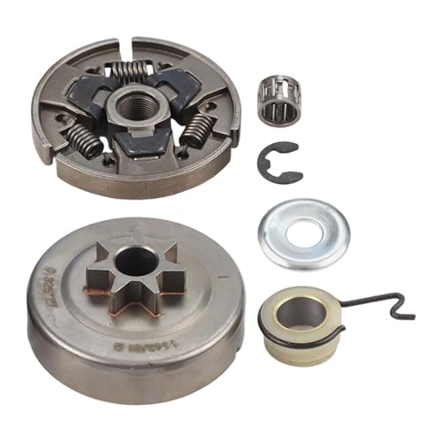 Kettensägen-Kupplungssatz mit .325-7 Kupplungstrommel, Nadellager und Ölpumpen-Schneckengetriebe, kompatibel mit 017 018 021 023 025 MS170 MS180 MS210 MS230 M Kettensägen-Kupplungssatz mit .325-7 Kupplungstrommel, Nadellager und Ölpumpen-Schneckengetriebe, kompatibel mit 017 018 021 023 025 MS170 MS180 MS210 MS230 M von Eawfgtuw