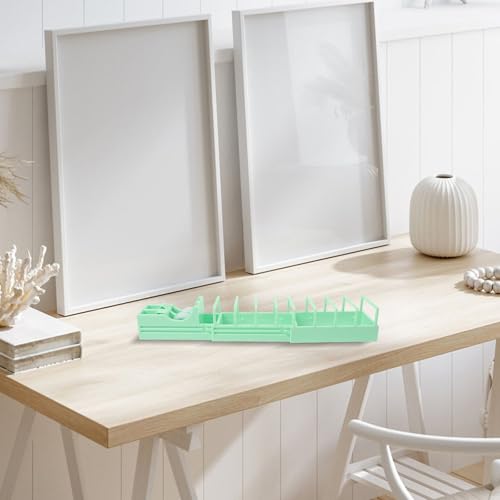 Kompakter Tisch-Klebebandabroller mit 18 verstellbaren Längen, Doppelrollenhalter zum Verpacken, Basteln, Beschriften und Bürobedarf, sicheres Klingen-Design von Eawfgtuw