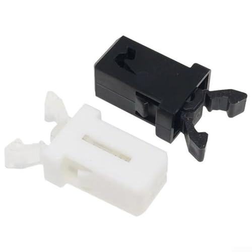 Kunststoff-Mülltonnen-Verschluss, Ersatz-Clips für Touch-Deckeleimer, selbstschließendes Design, einfache Installation, 10 oder 20 Stück (schwarz, 10 Stück) von Eawfgtuw