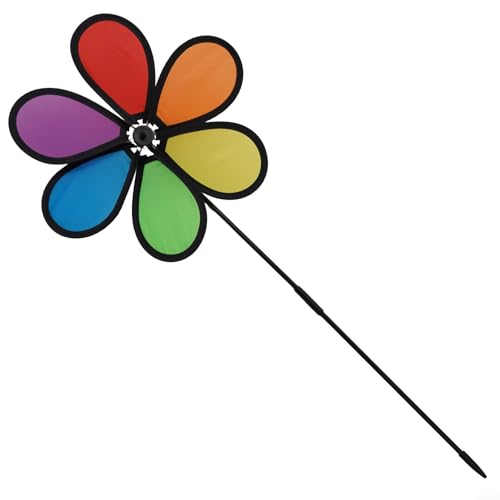 Lustiges Blumen-Windmühlen-Spinner für Gärten und Terrassen, sicheres und leichtes Design für Kinder, Lustiges Blumen-Windmühlen-Spinner für Gärten und Terrassen, sicheres und leichtes Design für Kinder, von Eawfgtuw