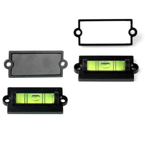 Mini Wasserwaage Werkzeug mit Magnetfuß, Taschenfüllstandsanzeige für Fotorahmen-Nivellierung, Desktop Horizontales Ausrichtungsgerät, Kleine Bubble Vial Indicator (mit Magnetisch) von Eawfgtuw