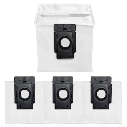 Müllbeutel mit großer Kapazität für MEDION für Roboterstaubsauger SW MD 2004, 4-lagige Filtration für sauberere Böden (4 Stück) von Eawfgtuw
