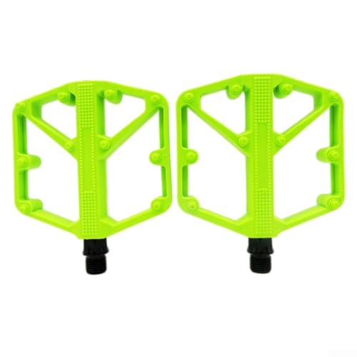 Paar Mountainbike-Pedale mit DU-Kugellagern und Gehäuse aus Aluminiumlegierung für effiziente und stabile Rotation (grün) von Eawfgtuw