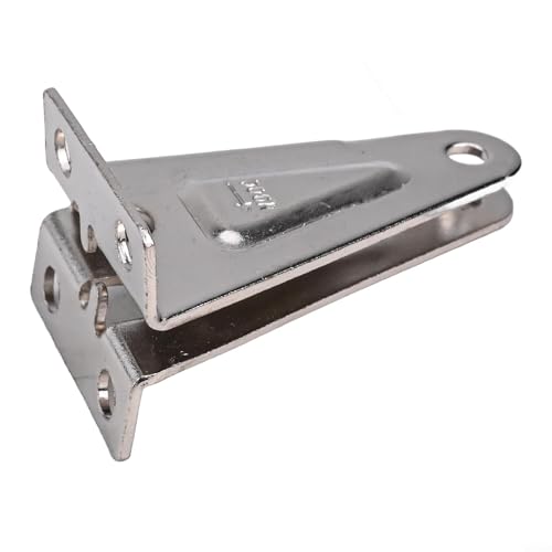 Pneumatischer Türschließer, automatisch, sanft schließend, für Feuerschutztüren, 50–90 cm, verstellbare Pufferfeder, weiße Aluminiumlegierung (A) von Eawfgtuw