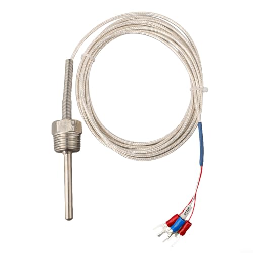 Pt100 Sensor mit 3m Kabel und wasserdichter Edelstahlsonde für genaue Temperaturregelung Pt100 Sensor mit 3m Kabel und wasserdichter Edelstahlsonde für genaue Temperaturregelung von Eawfgtuw