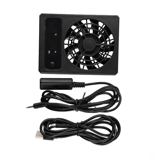Reptilien-Terrarium Ventilator, Regenwald Terrarium Luftentfeuchter, verbesserte Luftzirkulation, automatische Temperaturregelung (Celsius)(Celsius) von Eawfgtuw