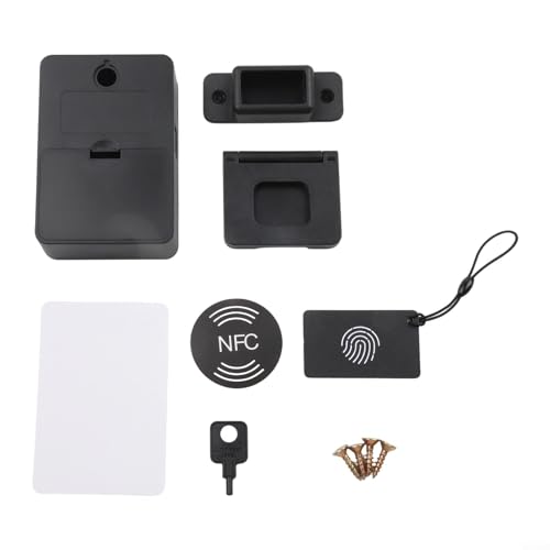 Schublade Elektronisches Schloss NFC Keyless Schrank Sicherheitssystem Kleiderschrank Schloss Ohne Bohren Installation Fernbedienung von Eawfgtuw