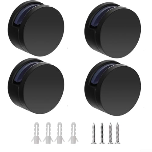 Set mit 4 Clips aus Zinklegierung für Badezimmerspiegel, passend für 3 mm bis 5 mm Glas, schwarzes Finish für elegante Dekoration Set mit 4 Clips aus Zinklegierung für Badezimmerspiegel, passend für 3 mm bis 5 mm Glas, schwarzes Finish für elegante Dekoration von Eawfgtuw