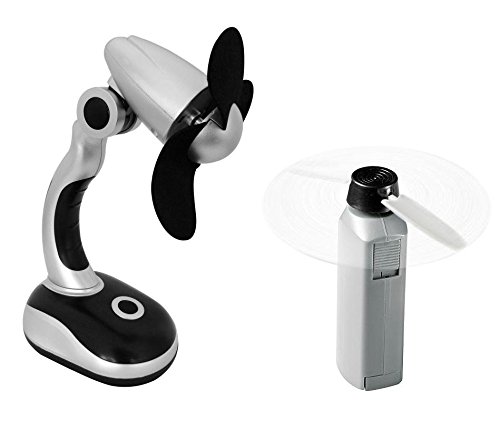2er Set Mini Tischventilator und Taschenventilator Handventilator 2er Set Mini Tischventilator und Taschenventilator Handventilator von Eaxus