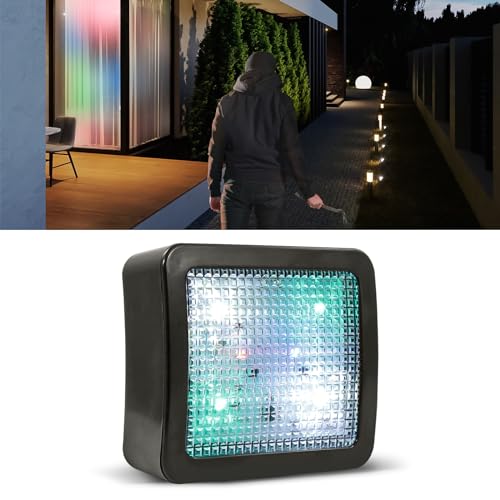 Eaxus® LED Fernsehlicht Simulator - TV Imitator Batteriebetrieben - Lichtsimulation als Einbruchschutz für Wohnzimmer, Schlafzimmer & Co. von Eaxus