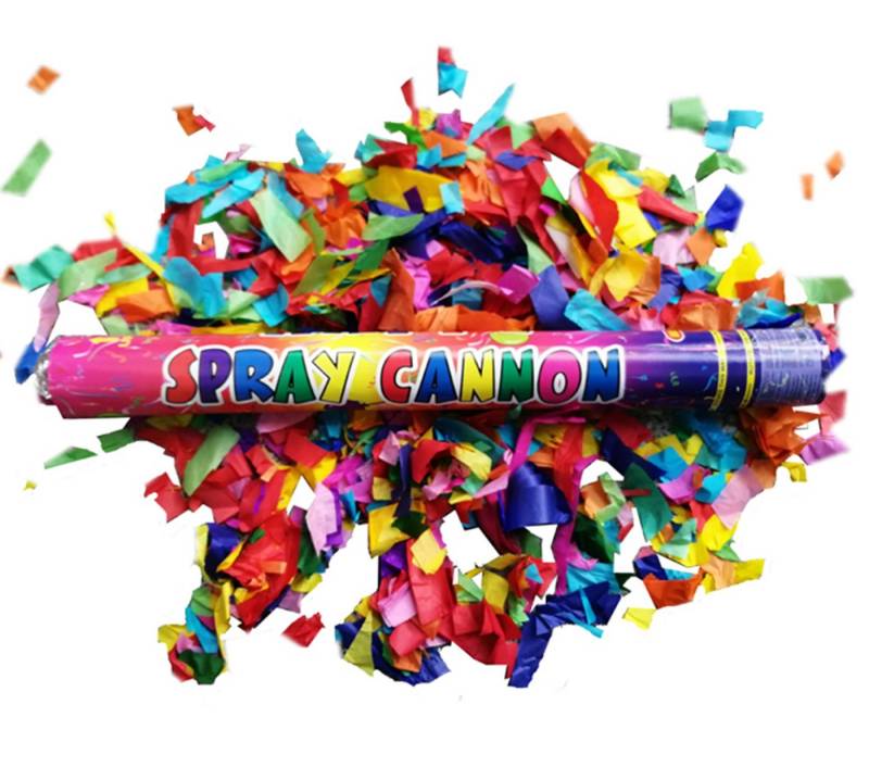 Ebaxx Konfetti -Kanone XL Shooter Party Popper Bunt 50 cm von Ebaxx