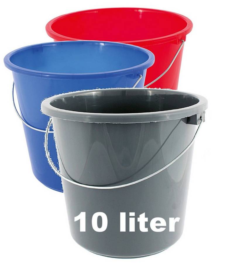 Ebaxx Putzeimer Set 5 oder 10 Liter Eimer Plastik Kunststoff Wassereimer von Ebaxx
