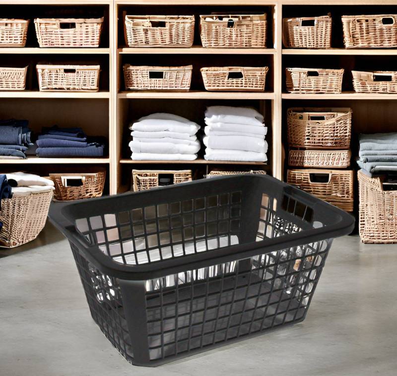 Ebaxx Wäschekorb 69 Liter Groß Wäschekorb Plastik Kunststoff Weiß Grau Anthrazit Ebaxx Wäschekorb 69 Liter Groß Wäschekorb Plastik Kunststoff Weiß Grau Anthrazit von Ebaxx