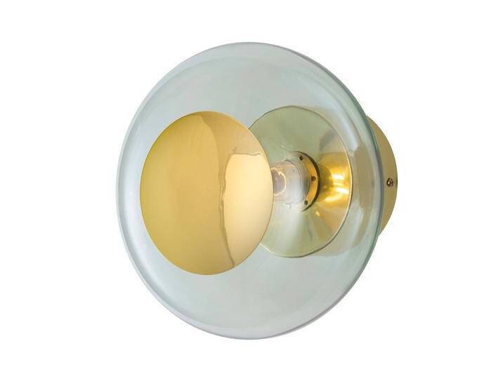 EBB & FLOW Wandlampe Horizon, dimmbar, grün, für Wohn- / Esszimmer, Glas, Skandinavisch, Wandleuchte, Wandlampe Innen von Ebb-&-Flow