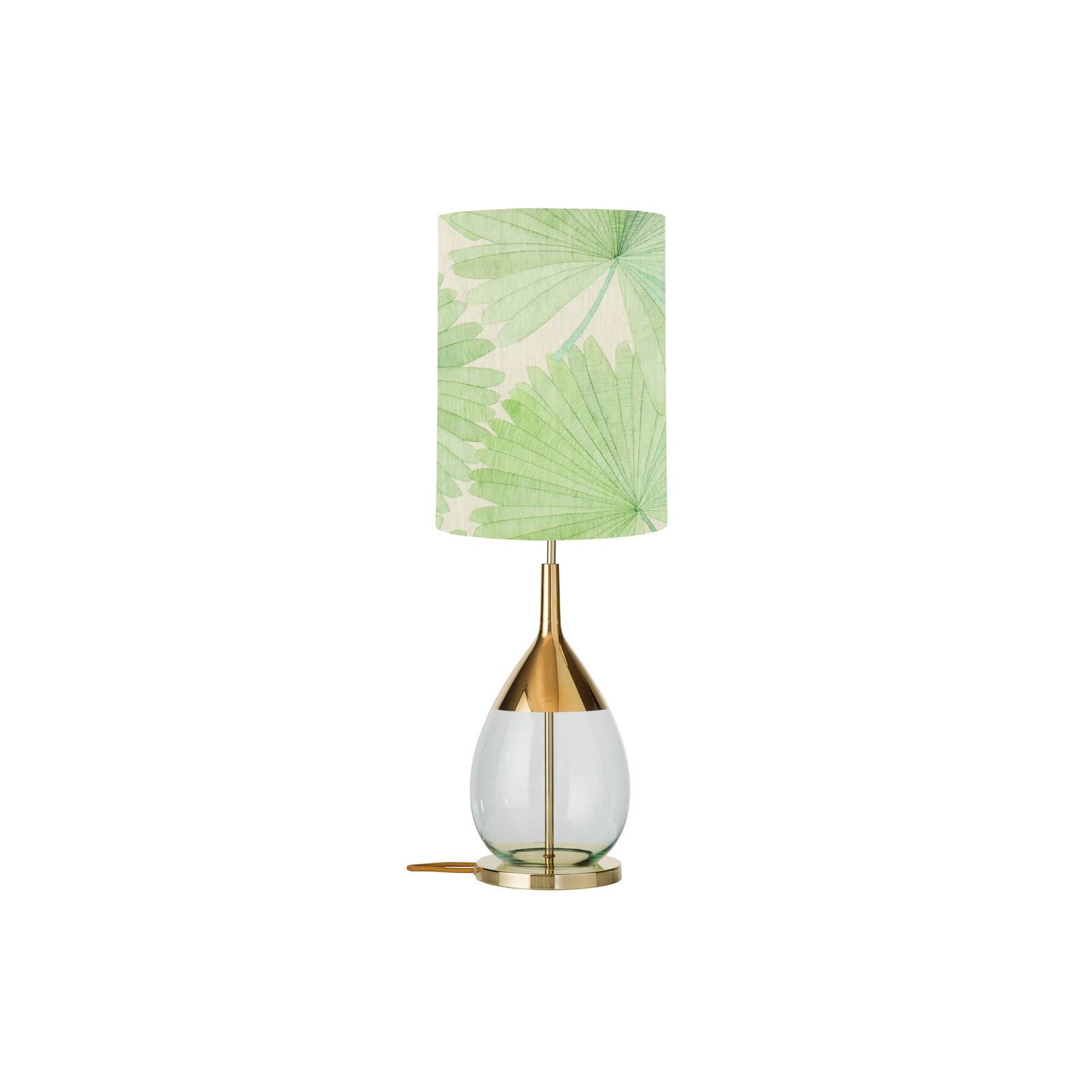 EBB & FLOW Lute Tischleuchte Tango palm green/gold von Ebb & Flow