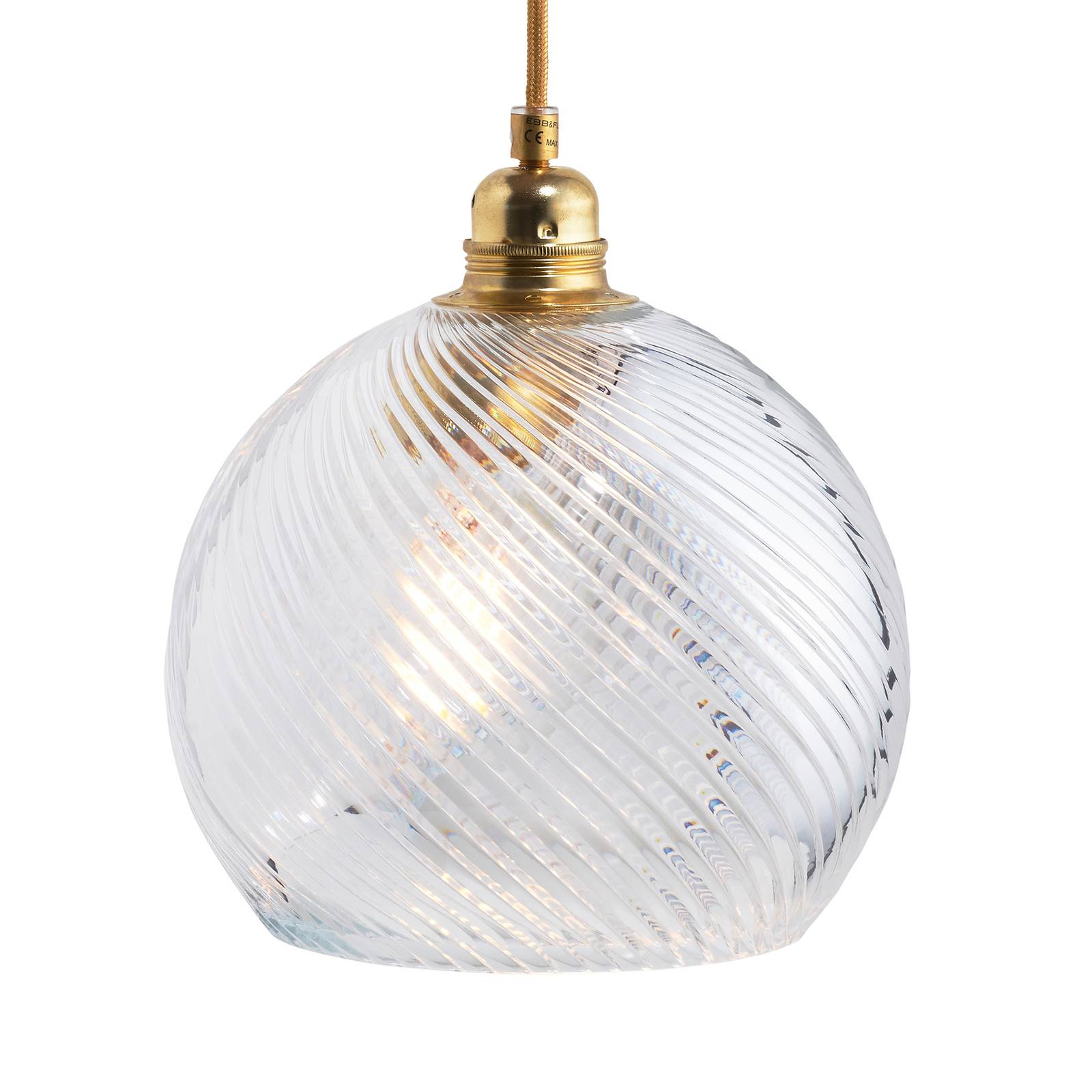 EBB & FLOW Rowan Hängelampe gold/crystal Ø 22 cm EBB & FLOW Rowan Hängelampe gold/crystal Ø 22 cm von Ebb & Flow