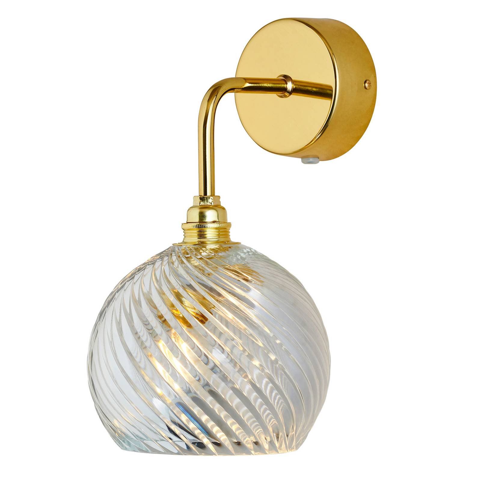 EBB & FLOW Rowan Wandlampe gold/crystal Ø 15,5 cm von Ebb & Flow