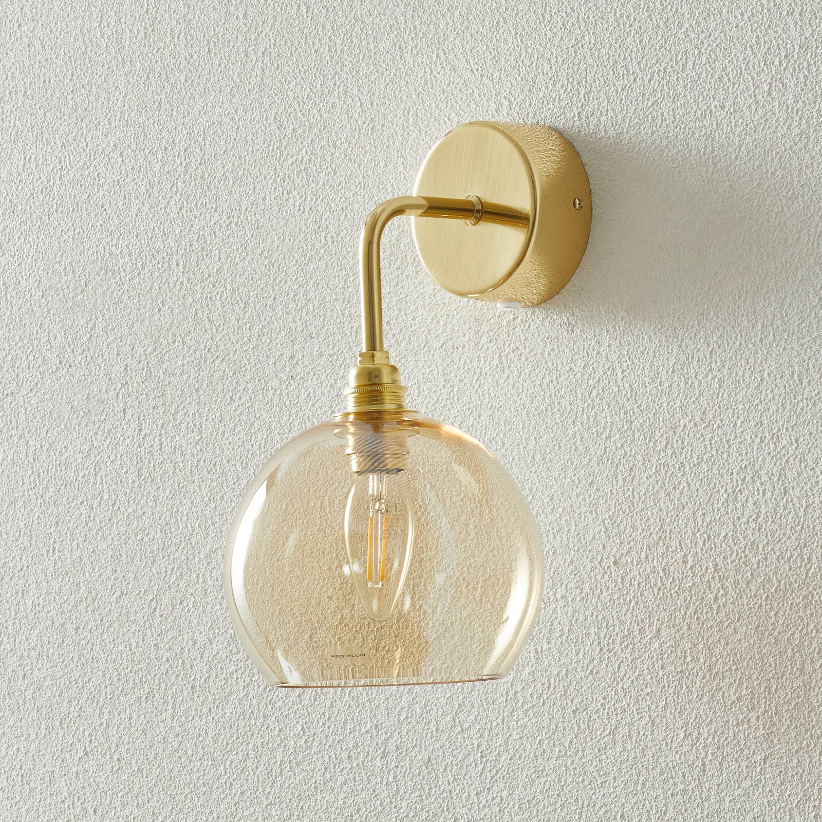 EBB & FLOW Rowan Wandlampe gold Schirm gold-rauch von Ebb & Flow