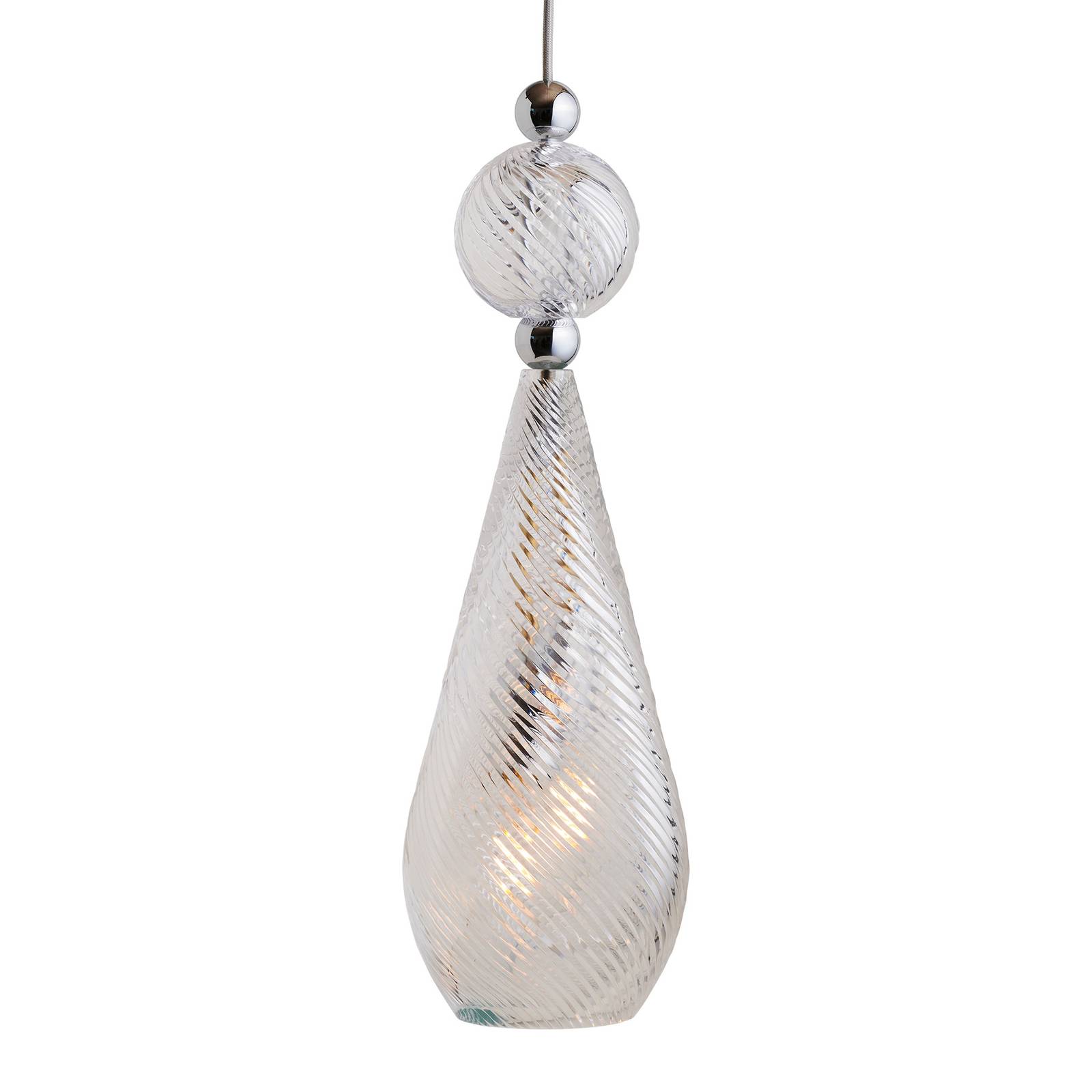 EBB & FLOW Smykke L silber crystal swirl von Ebb & Flow